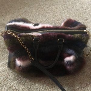 Betsy Johnson Fur Purse